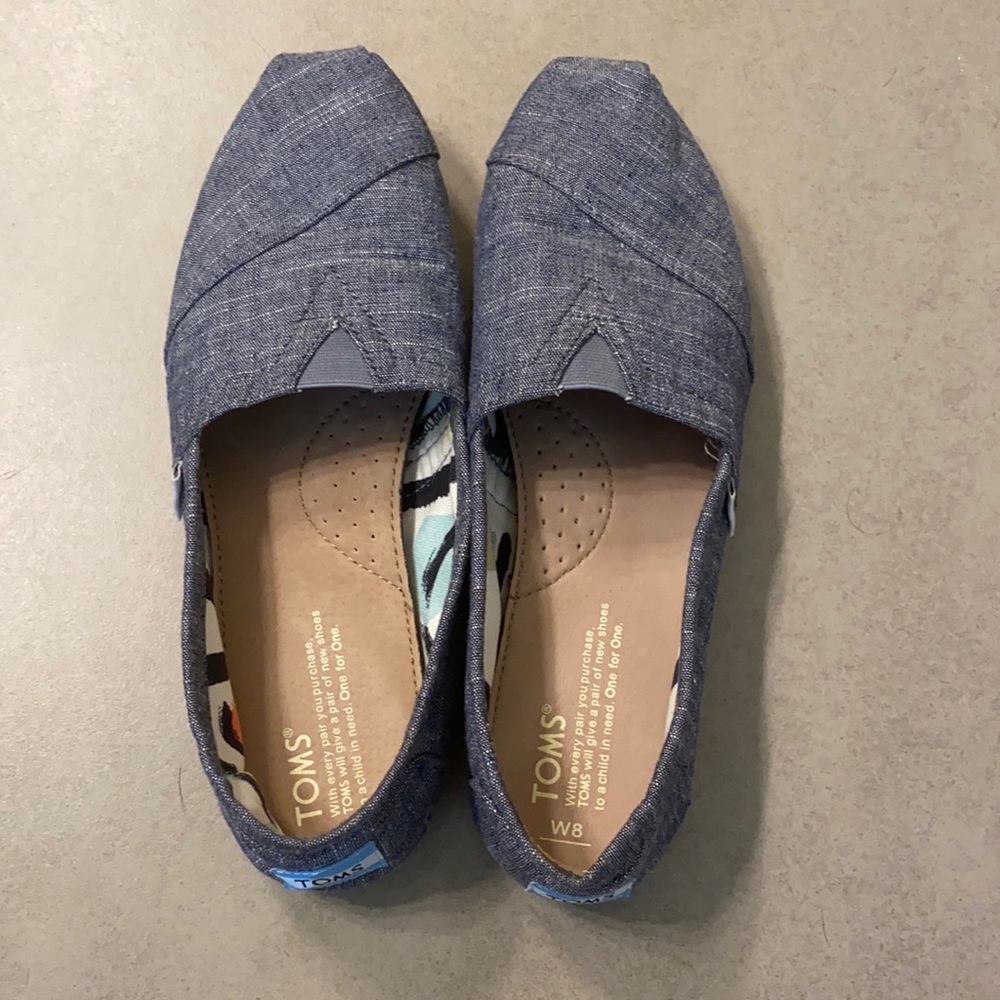 Blue Denim Toms